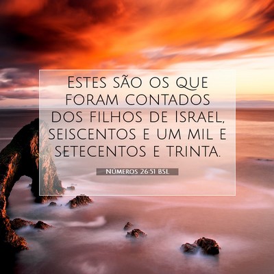Números 26:51 Versículo Bíblico Explicado