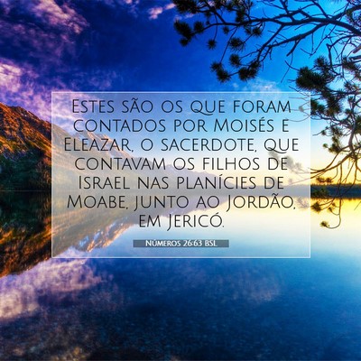 Números 26:63 Versículo Bíblico Explicado