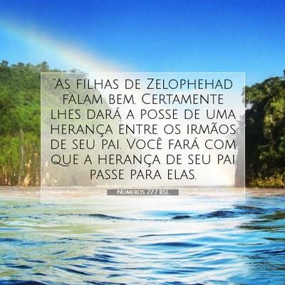 Números 27:7 Versículo Bíblico Explicado