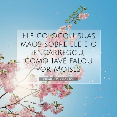 Números 27:23 Versículo Bíblico Explicado