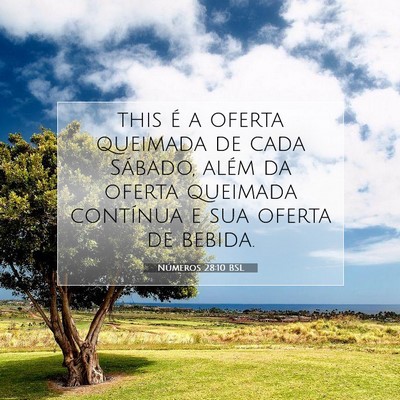 Números 28:10 BSL Imagem do Versículo Bíblico
