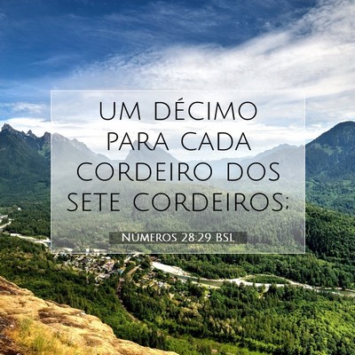 Números 28:29 Versículo Bíblico Explicado