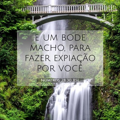 Números 28:30 BSL Imagem do Versículo Bíblico