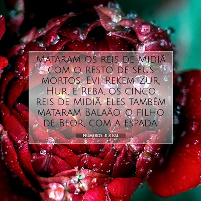 Números 31:8 Versículo Bíblico Explicado