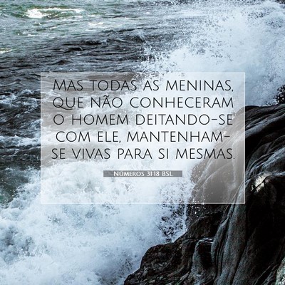 Números 31:18 Versículo Bíblico Explicado