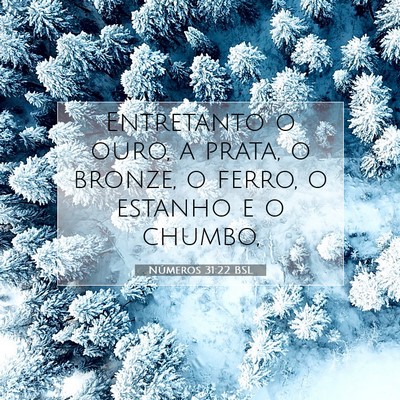 Números 31:22 Versículo Bíblico Explicado