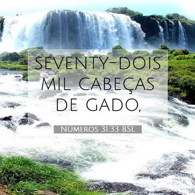 Números 31:33 Versículo Bíblico Explicado