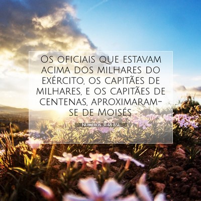 Números 31:48 Versículo Bíblico Explicado
