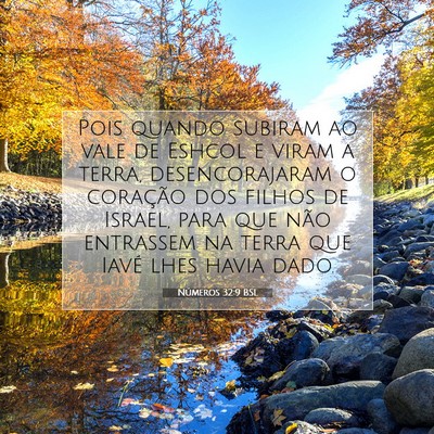 Números 32:9 Versículo Bíblico Explicado