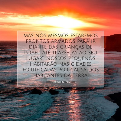 Números 32:17 Versículo Bíblico Explicado