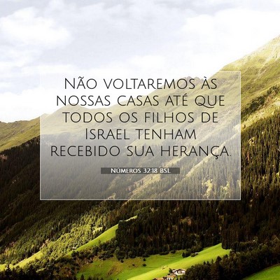 Números 32:18 Versículo Bíblico Explicado