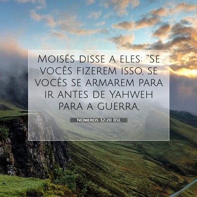 Números 32:20 Versículo Bíblico Explicado