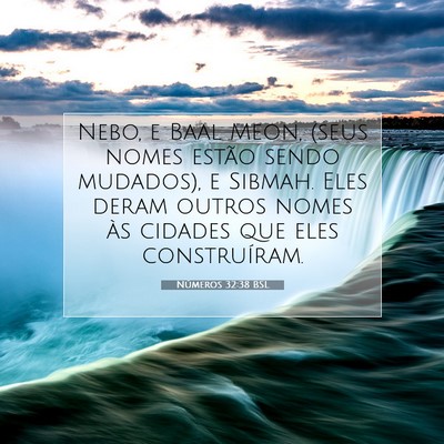 Números 32:38 Versículo Bíblico Explicado