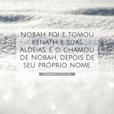 Números 32:42 Versículo Bíblico Explicado