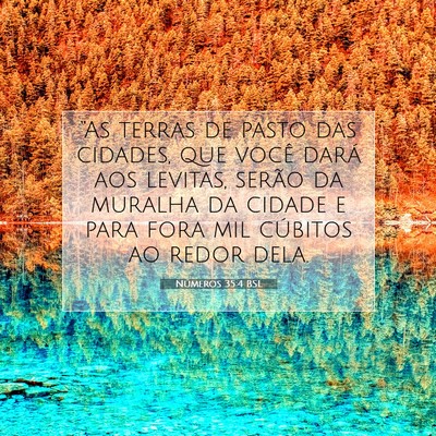 Números 35:4 Versículo Bíblico Explicado