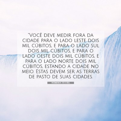 Números 35:5 Versículo Bíblico Explicado