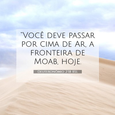 Deuteronômio 2:18 Versículo Bíblico Explicado