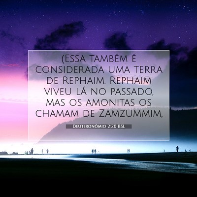 Deuteronômio 2:20 Versículo Bíblico Explicado