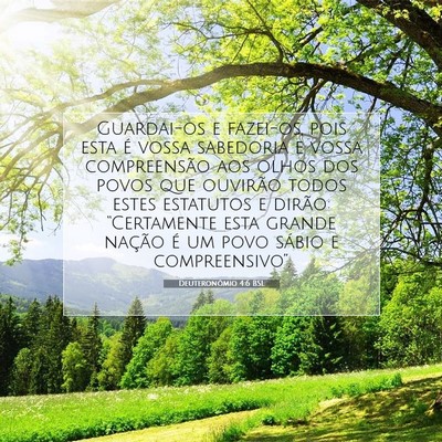 Deuteronômio 4:6 Versículo Bíblico Explicado