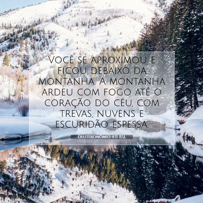 Deuteronômio 4:11 BSL Imagem do Versículo Bíblico
