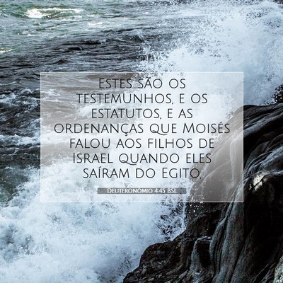 Deuteronômio 4:45 Versículo Bíblico Explicado