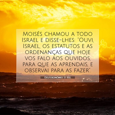 Deuteronômio 5:1 BSL Imagem do Versículo Bíblico