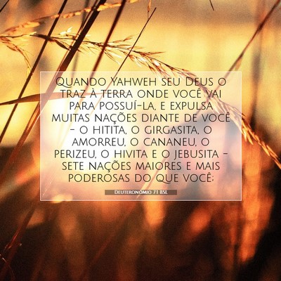 Deuteronômio 7:1 Versículo Bíblico Explicado