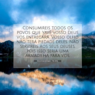 Deuteronômio 7:16 Versículo Bíblico Explicado