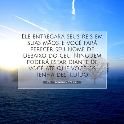 Deuteronômio 7:24 Versículo Bíblico Explicado