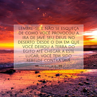 Deuteronômio 9:7 Versículo Bíblico Explicado