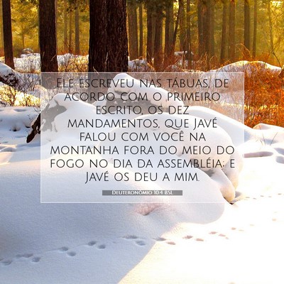 Deuteronômio 10:4 Versículo Bíblico Explicado