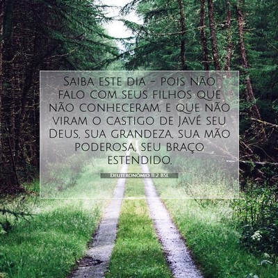 Deuteronômio 11:2 Versículo Bíblico Explicado