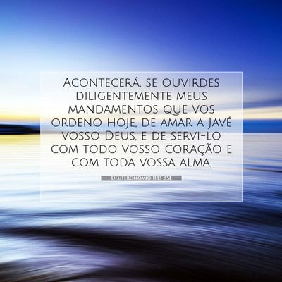 Deuteronômio 11:13 Versículo Bíblico Explicado