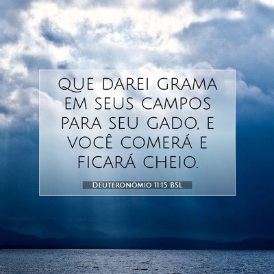 Deuteronômio 11:15 Versículo Bíblico Explicado