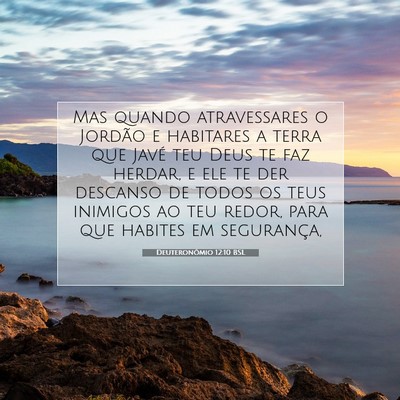 Deuteronômio 12:10 Versículo Bíblico Explicado