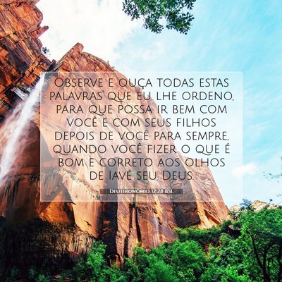 Deuteronômio 12:28 Versículo Bíblico Explicado