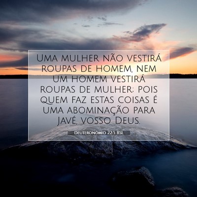 Deuteronômio 22:5 BSL Imagem do Versículo Bíblico