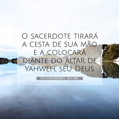 Deuteronômio 26:4 Versículo Bíblico Explicado