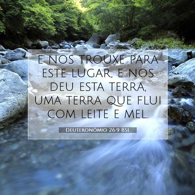 Deuteronômio 26:9 Versículo Bíblico Explicado