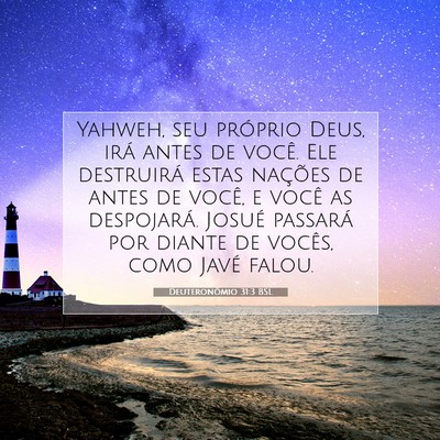 Deuteronômio 31:3 BSL Imagem do Versículo Bíblico