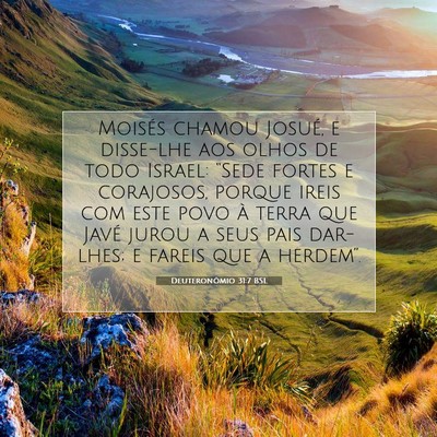 Deuteronômio 31:7 BSL Imagem do Versículo Bíblico