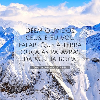 Deuteronômio 32:1 BSL Imagem do Versículo Bíblico