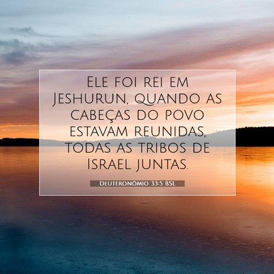 Deuteronômio 33:5 BSL Imagem do Versículo Bíblico