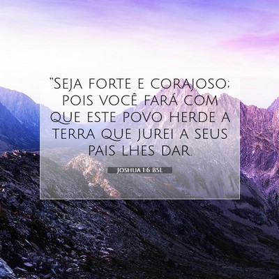 Joshua 1:6 BSL Imagem do Versículo Bíblico