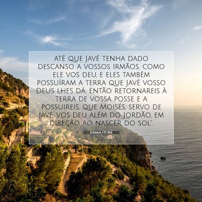 Joshua 1:15 Versículo Bíblico Explicado