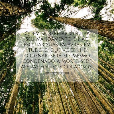 Joshua 1:18 Versículo Bíblico Explicado