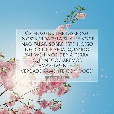 Joshua 2:14 Versículo Bíblico Explicado