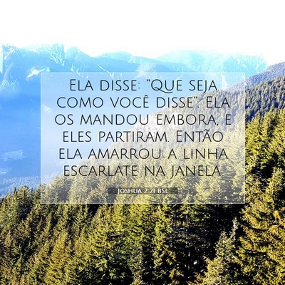 Joshua 2:21 Versículo Bíblico Explicado
