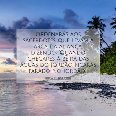 Joshua 3:8 Versículo Bíblico Explicado
