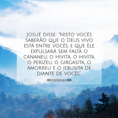 Joshua 3:10 Versículo Bíblico Explicado